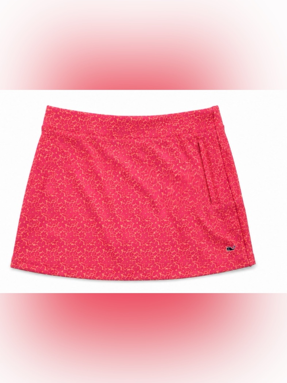 Vineyard Vines Pink Abstract Mini Skirt